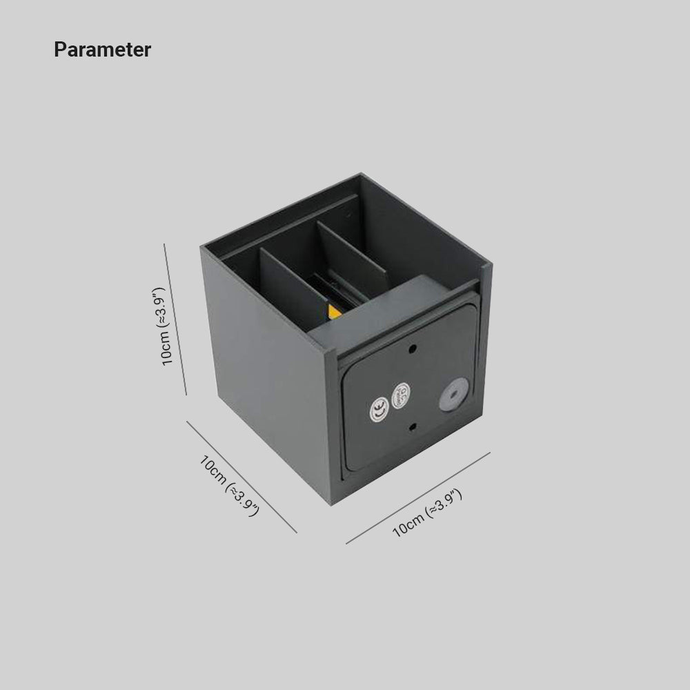 Nexu Modern Adjustable Square Outdoor Wall Lamp LED - product image 4