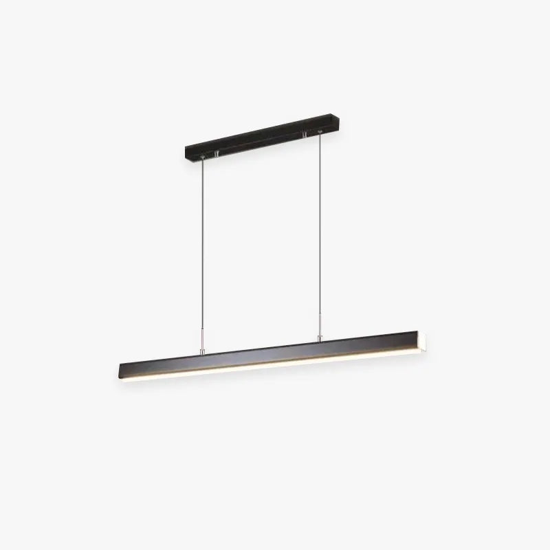 Thala Modern Linear Metal LED Pendant Light Black/Brown - product image 1