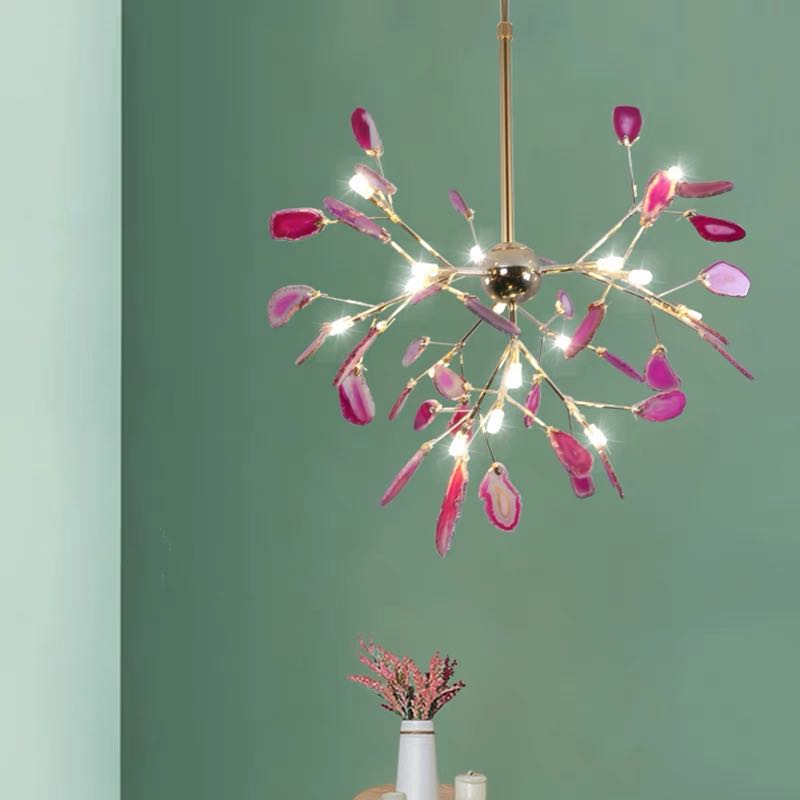 Aria Agate Creative Colourful Chandelier Bedroom/Living Room - product image 7