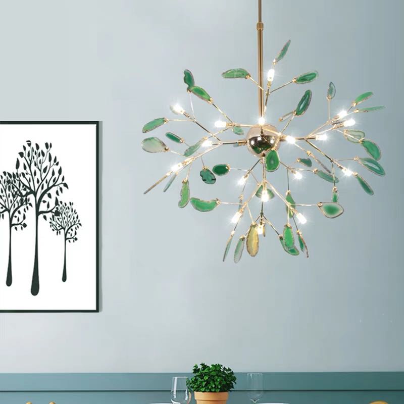 Aria Agate Creative Colourful Chandelier Bedroom/Living Room - product image 12
