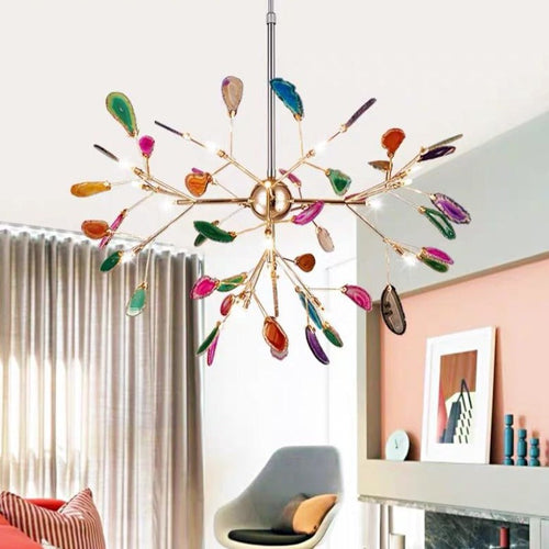 Aria Agate Creative Colourful Chandelier Bedroom/Living Room - product image 2