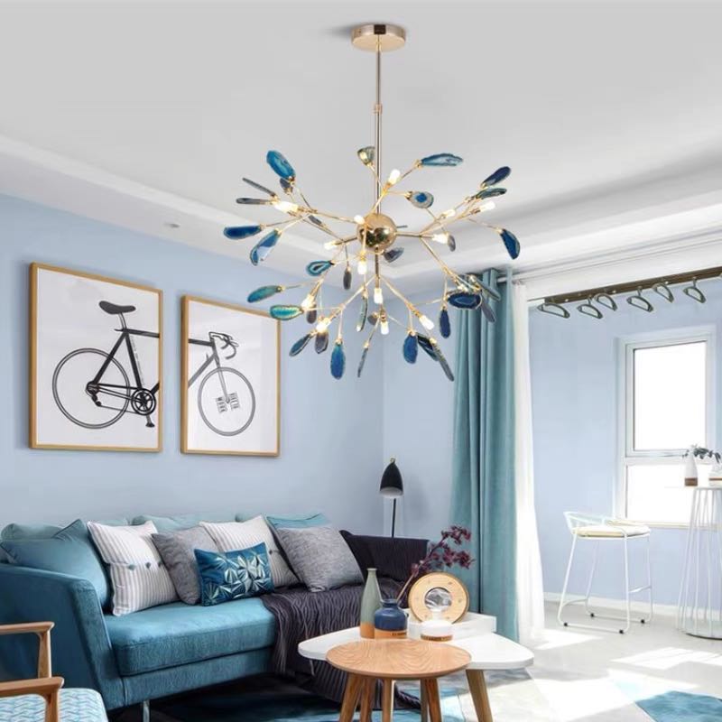 Aria Agate Creative Colourful Chandelier Bedroom/Living Room - product image 14