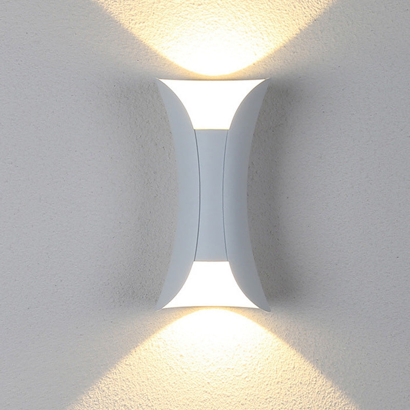 Noxel Curved Outdoor Wall Mounted Led Lamp - product image 2