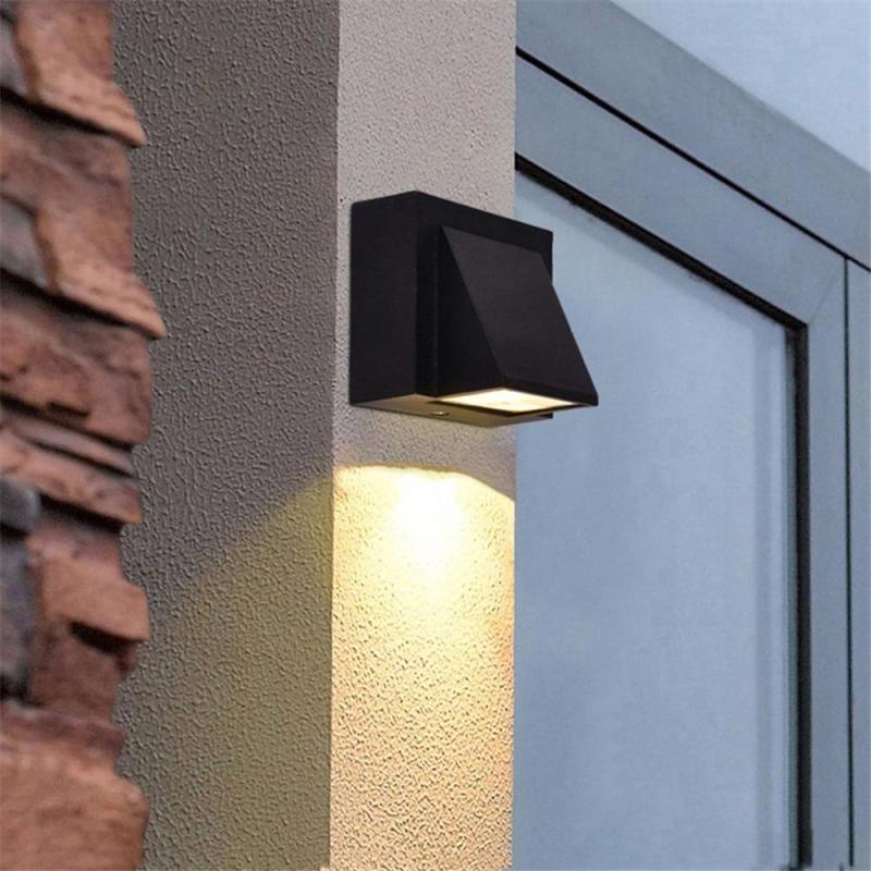 Vexto Modern Black Metal LED Outdoor Wall Lamp - product image 2