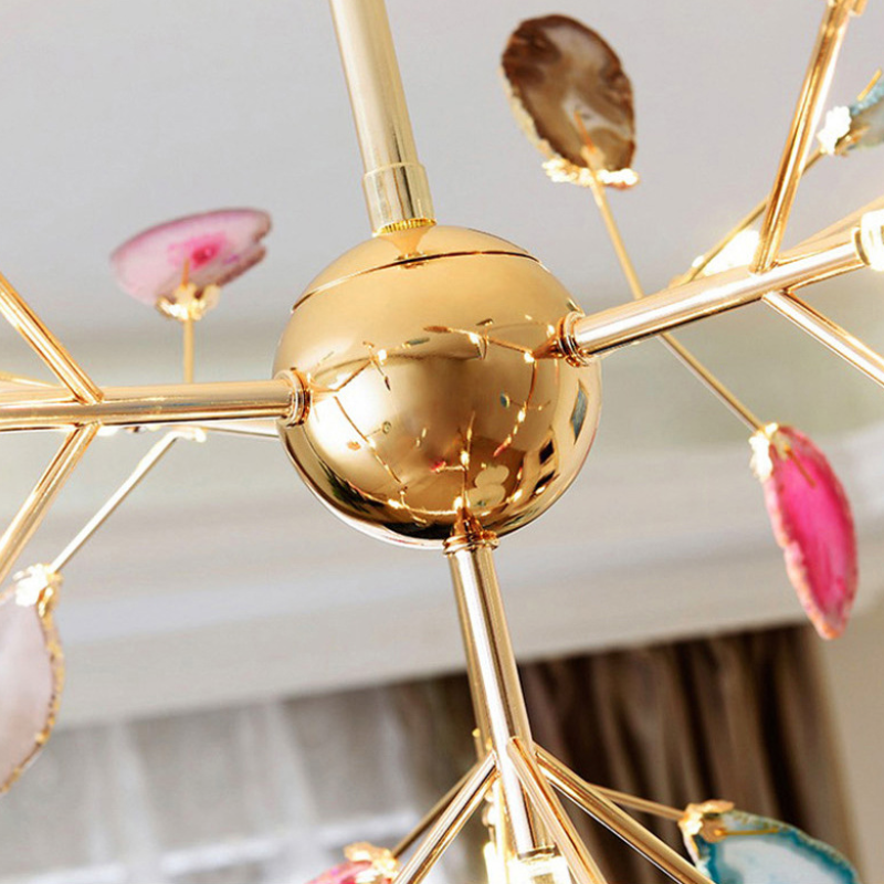 Aria Agate Creative Colourful Chandelier Bedroom/Living Room - product image 25