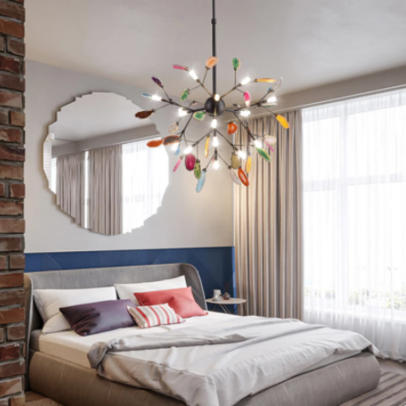 Aria Agate Creative Colourful Chandelier Bedroom/Living Room - product image 13