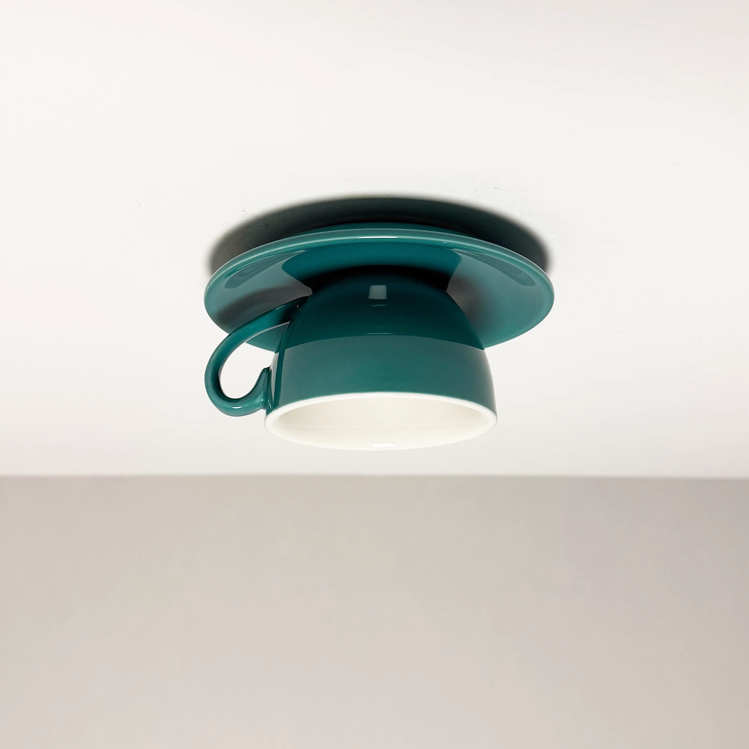 Aria Modern Coffee Cups Ceramic Flush Ceiling Lighting - product image 18