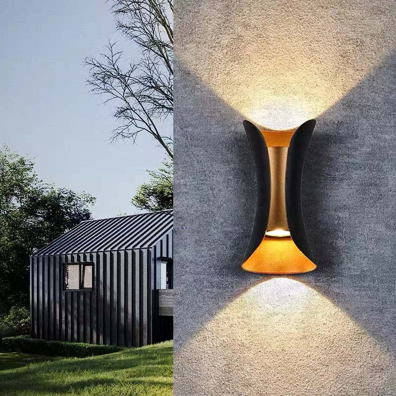 Noxel Curved Outdoor Wall Mounted Led Lamp - product image 9