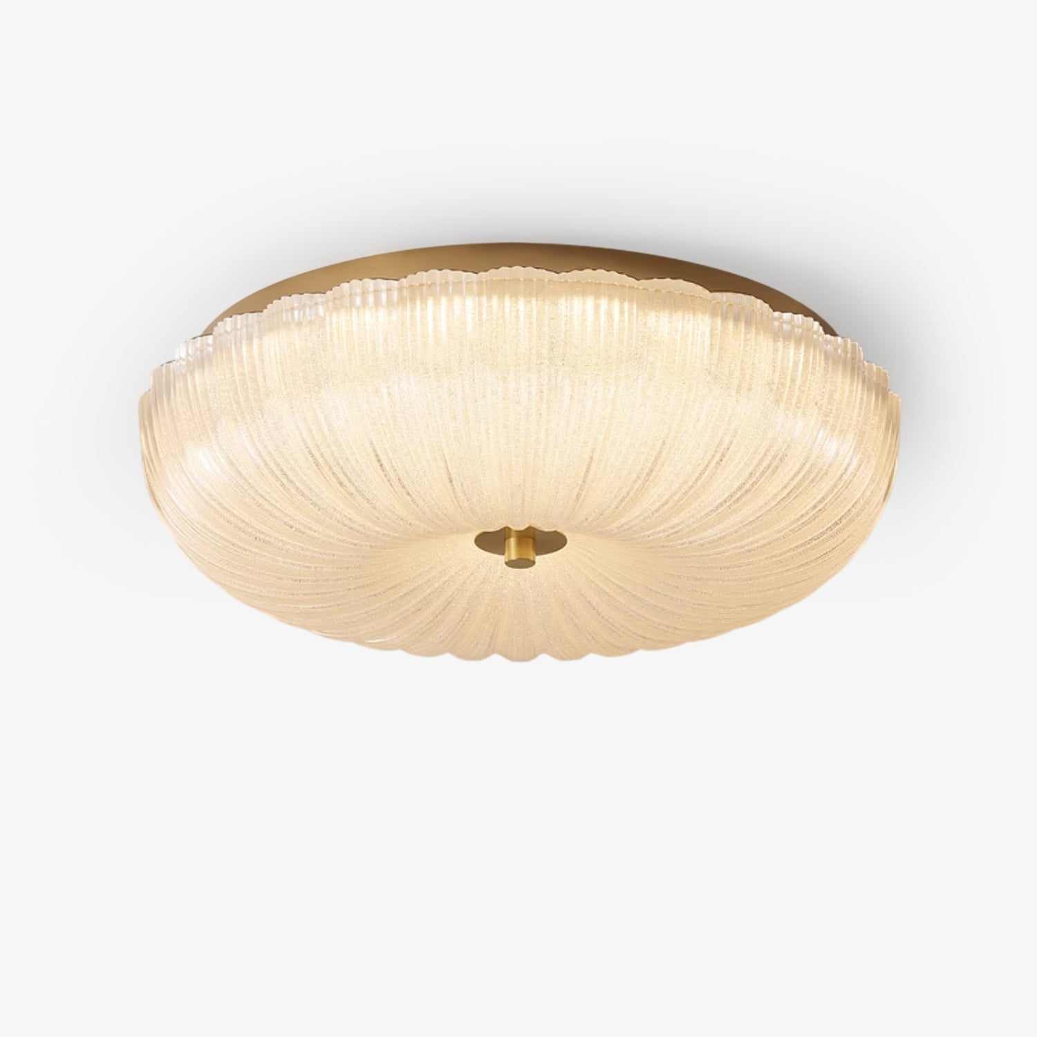 Halo Ceiling Light Ripple Glass - product image 1