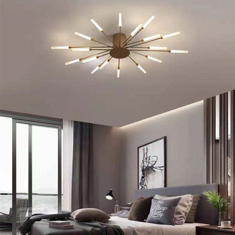 Wesley Flush-Mount Ceiling Light Fireworks, Black/Gold - product image 33
