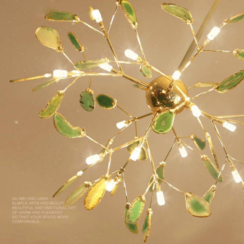 Aria Agate Creative Colourful Chandelier Bedroom/Living Room - product image 16