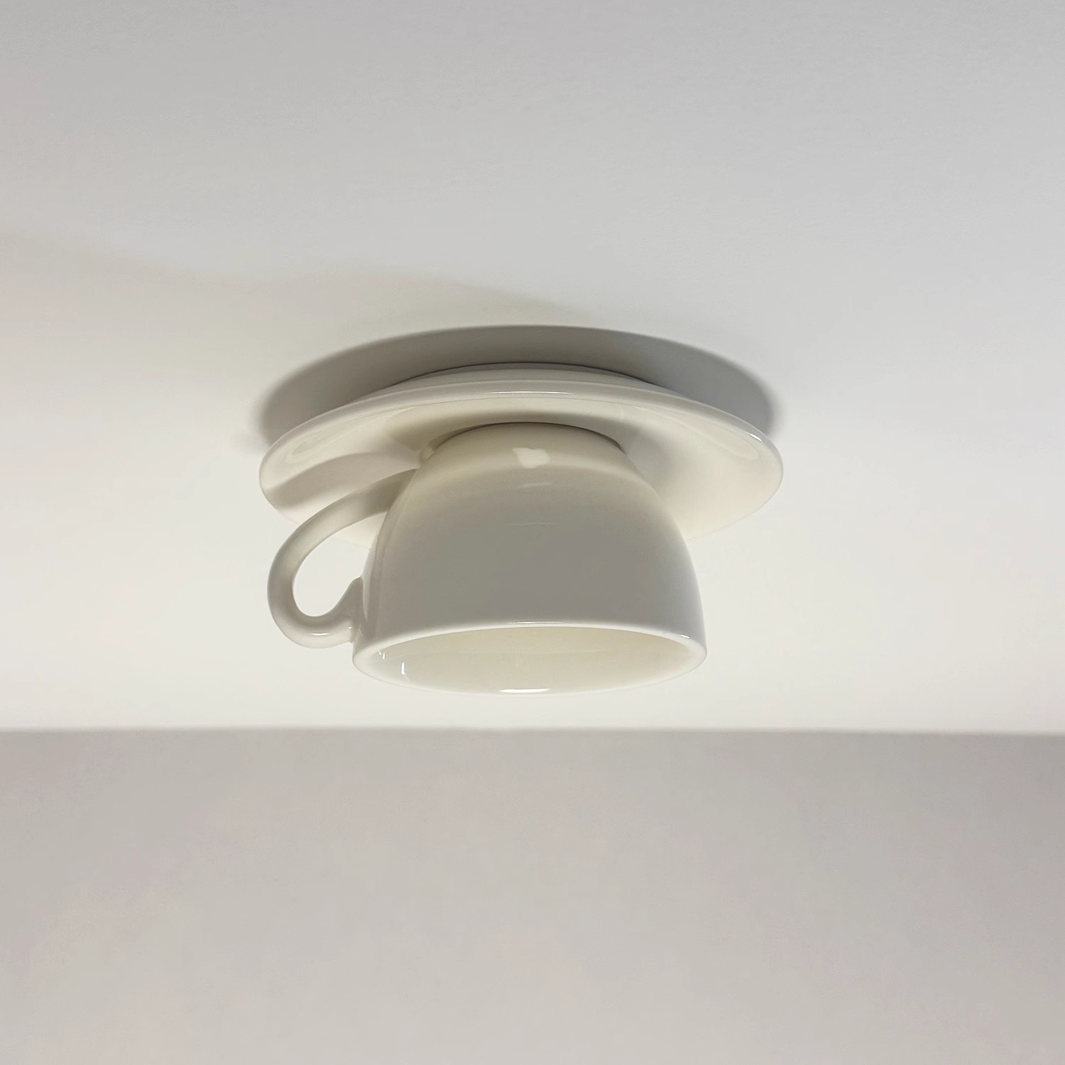 Aria Modern Coffee Cups Ceramic Flush Ceiling Lighting - product image 20