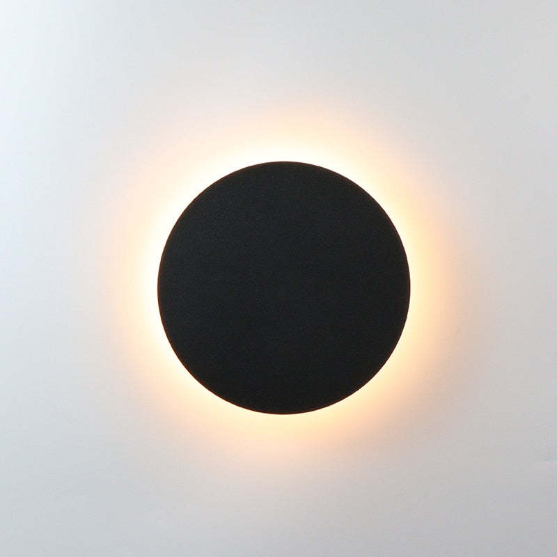 Klyne Minimalist Round/Square Outdoor Wall Lamp LED, Black/White - product image 13