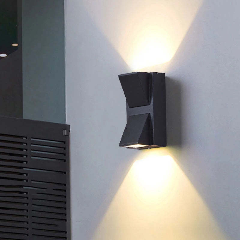 Vexto Modern Black Metal LED Outdoor Wall Lamp - product image 3