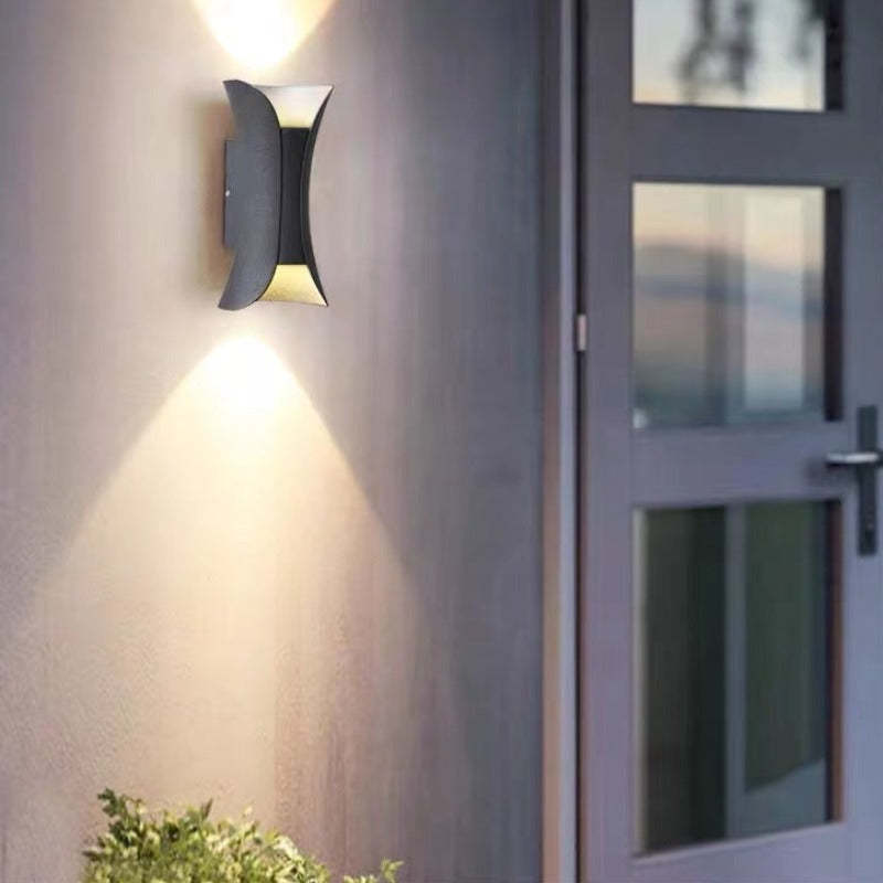 Noxel Curved Outdoor Wall Mounted Led Lamp - product image 11