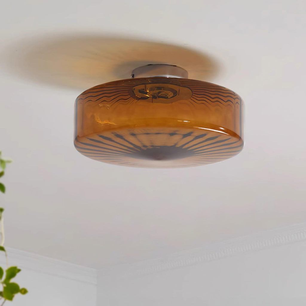 June Amber Glass Ceiling Light - product image 6