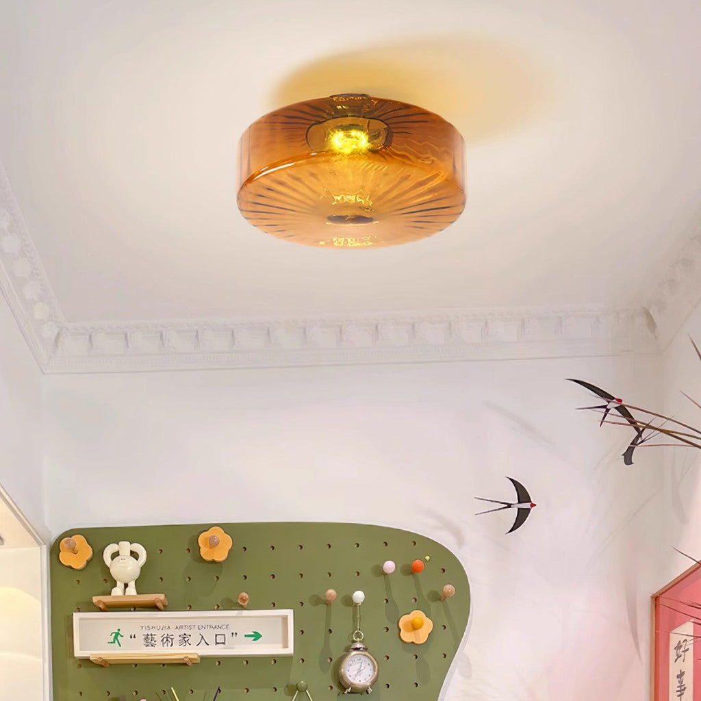 June Amber Glass Ceiling Light - product image 5