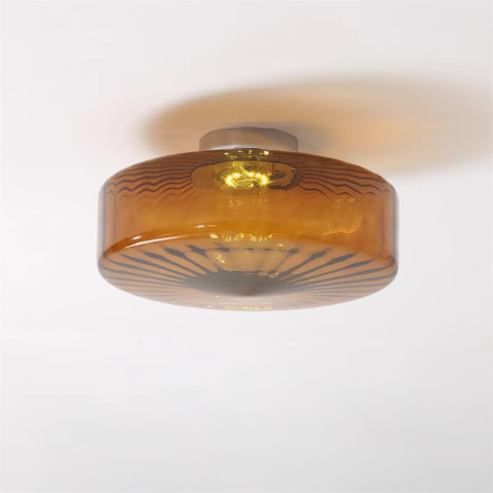June Amber Glass Ceiling Light - product image 3