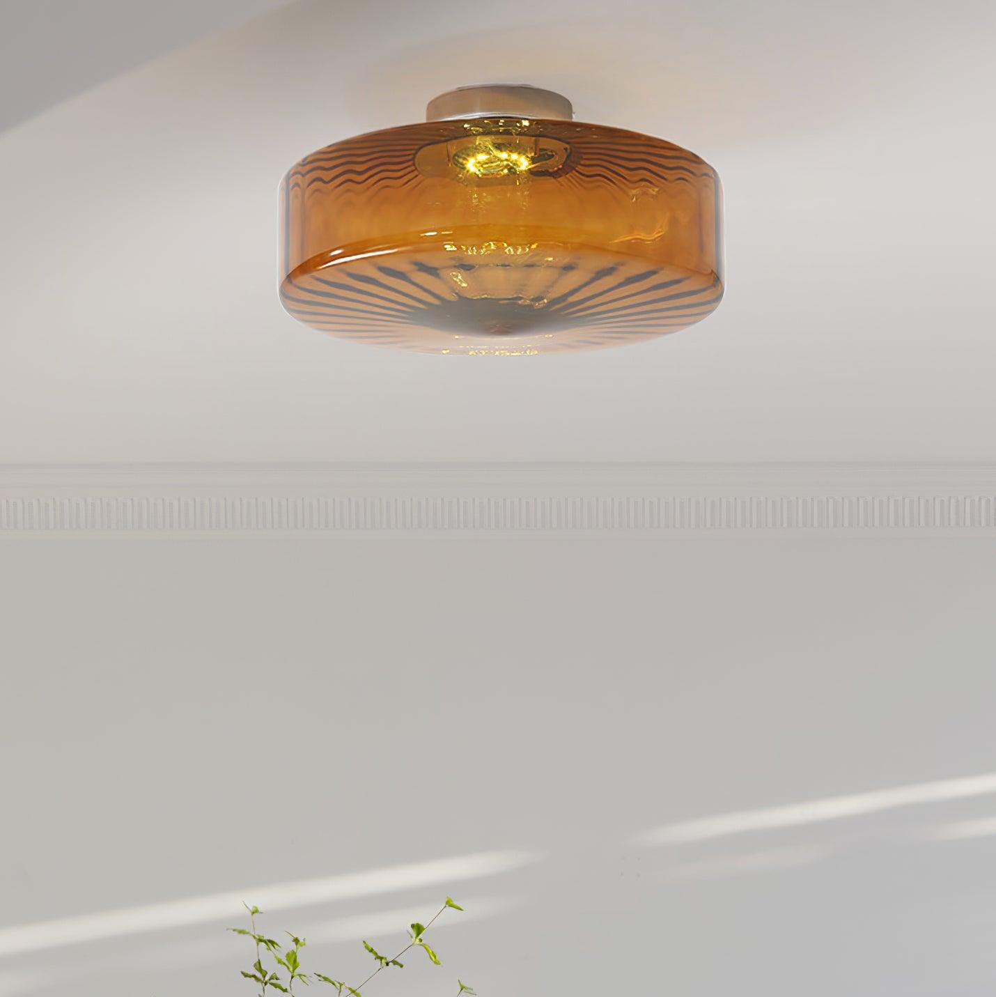 June Amber Glass Ceiling Light - product image 10