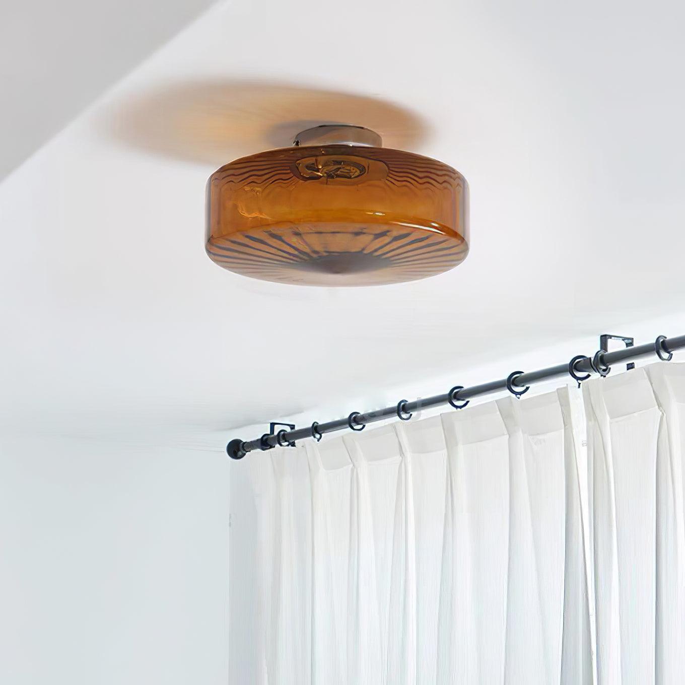 June Amber Glass Ceiling Light - product image 8