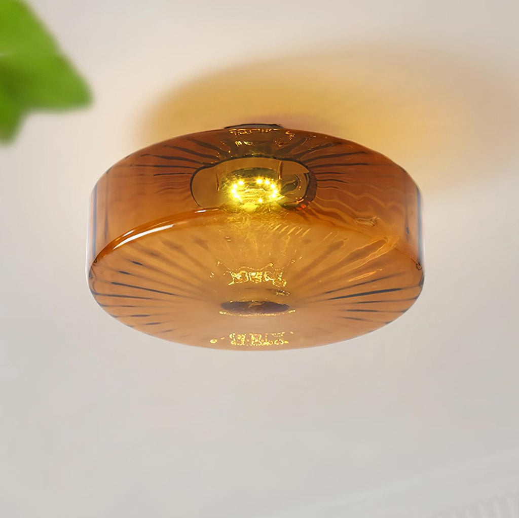 June Amber Glass Ceiling Light - product image 2