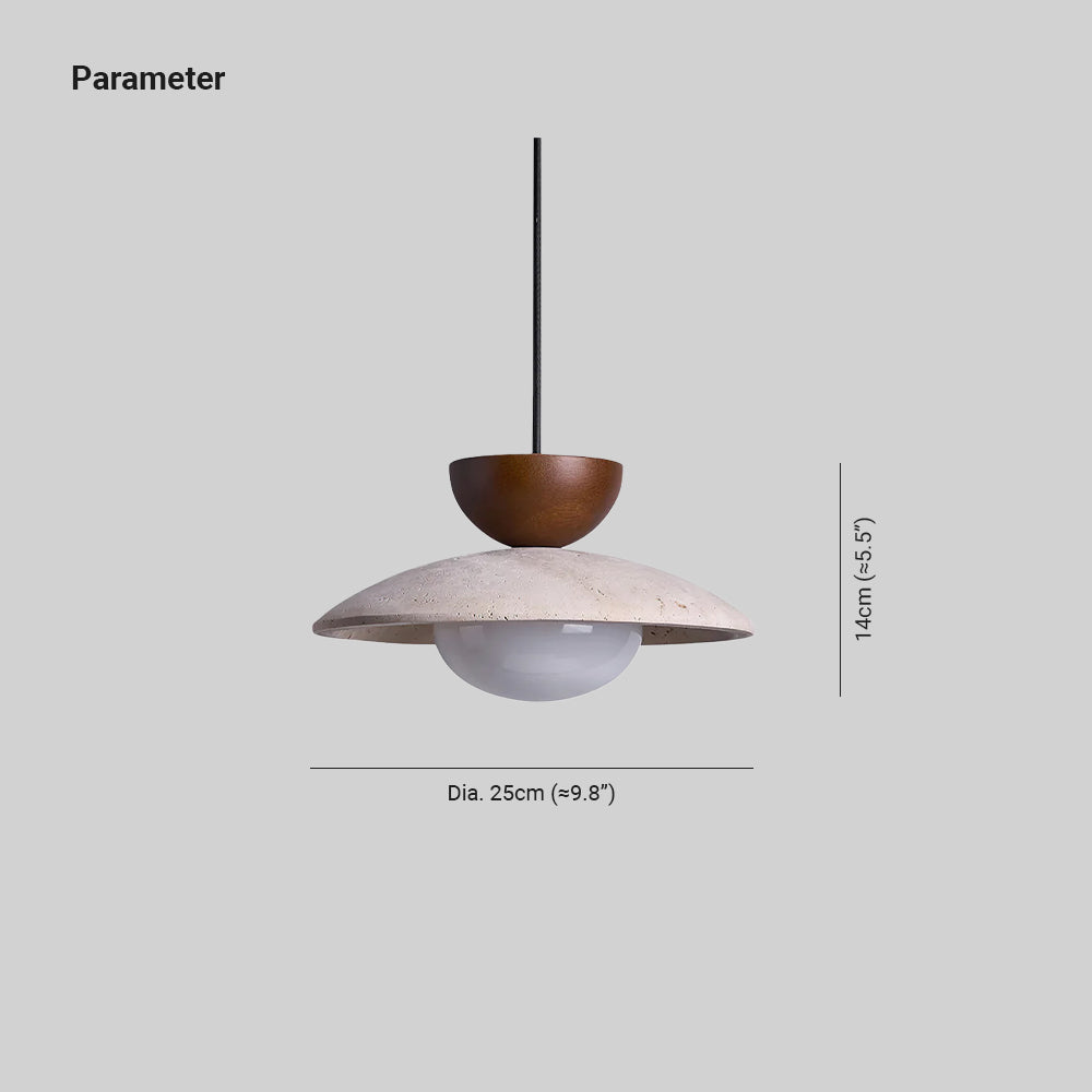 Cleo Travertine Pendant Lights - product image 3