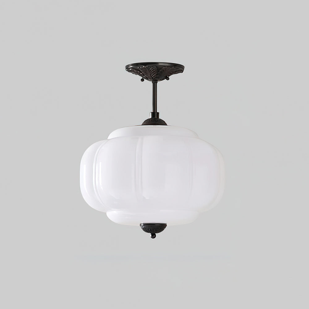 Eldio Green Glass Semi Flush Mount Light - product image 9