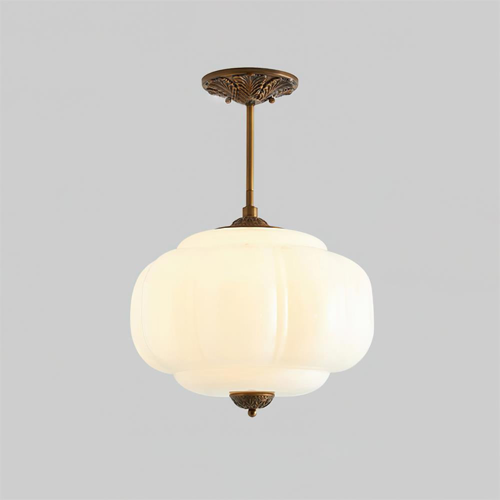 Eldio Green Glass Semi Flush Mount Light - product image 11