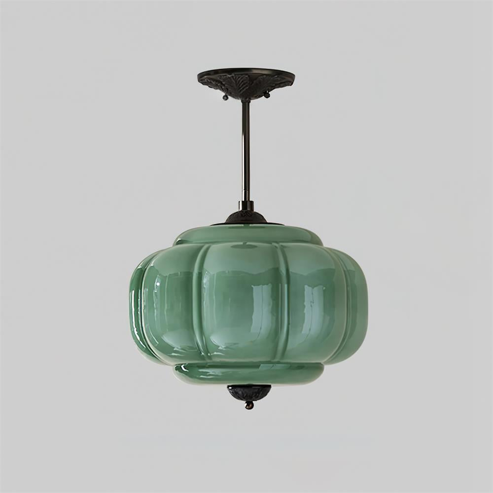 Eldio Green Glass Semi Flush Mount Light - product image 13