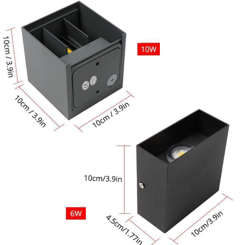 Nexu Modern Adjustable Square Outdoor Wall Lamp LED - product image 19