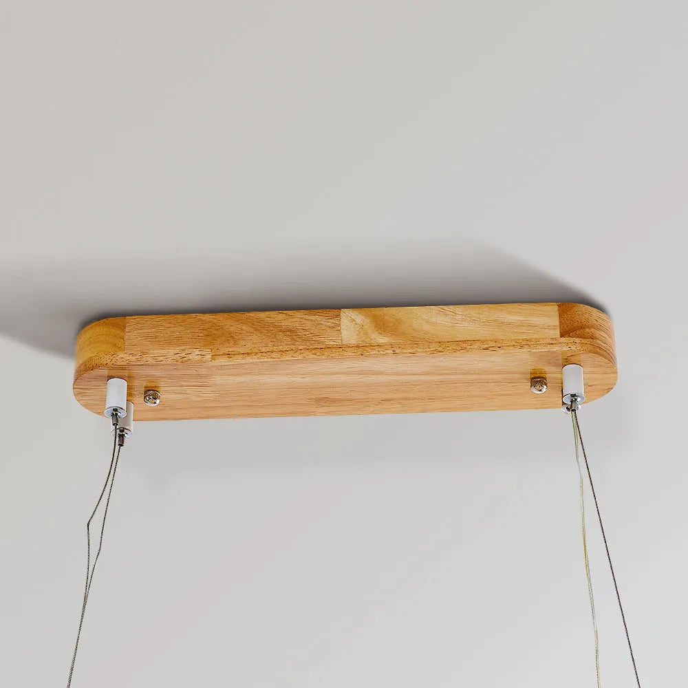 Veon Contemporary Oval Wooden Pendant Light - product image 15