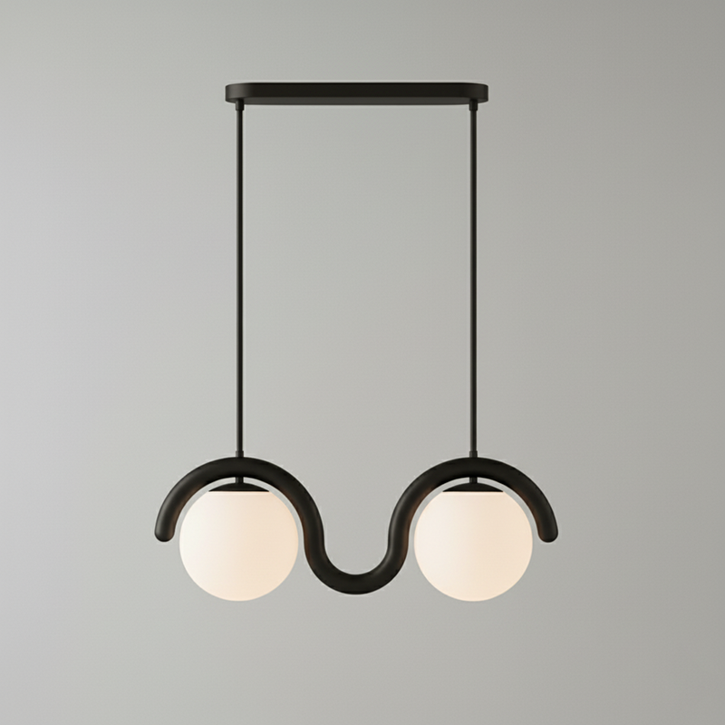 Uveta Linear Chandelier Red&Silver - product image 44