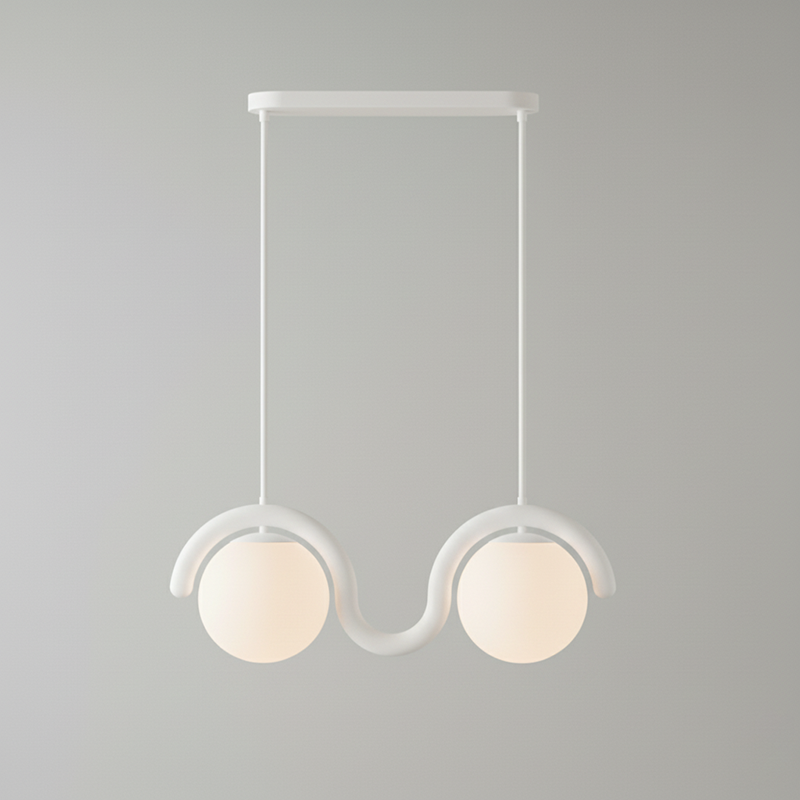 Uveta Linear Chandelier Red&Silver - product image 65