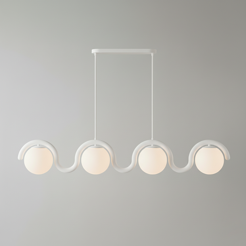 Uveta Linear Chandelier Red&Silver - product image 35