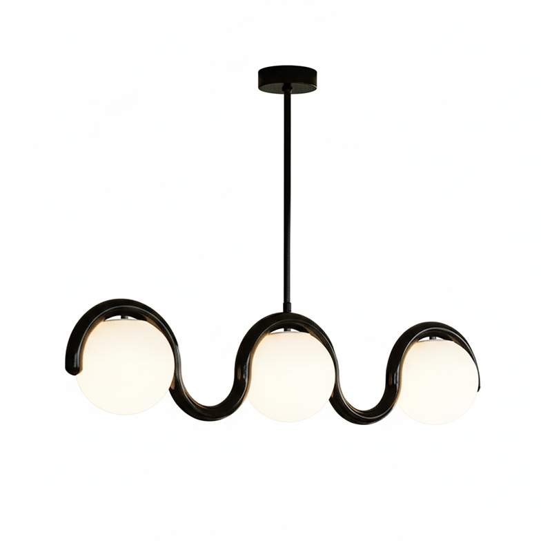 Uveta Linear Chandelier Red&Silver - product image 39