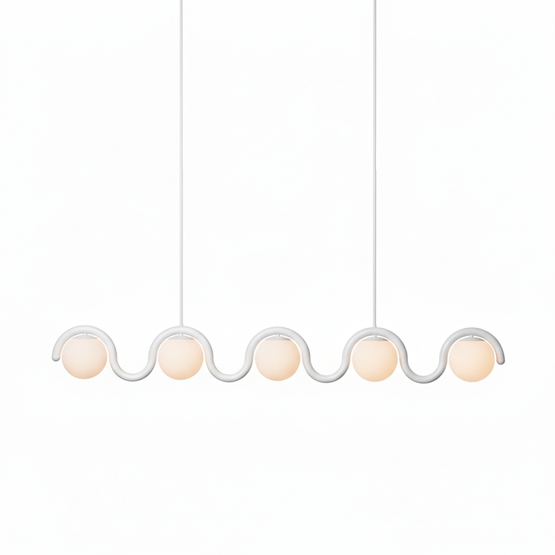 Uveta Linear Chandelier Red&Silver - product image 51