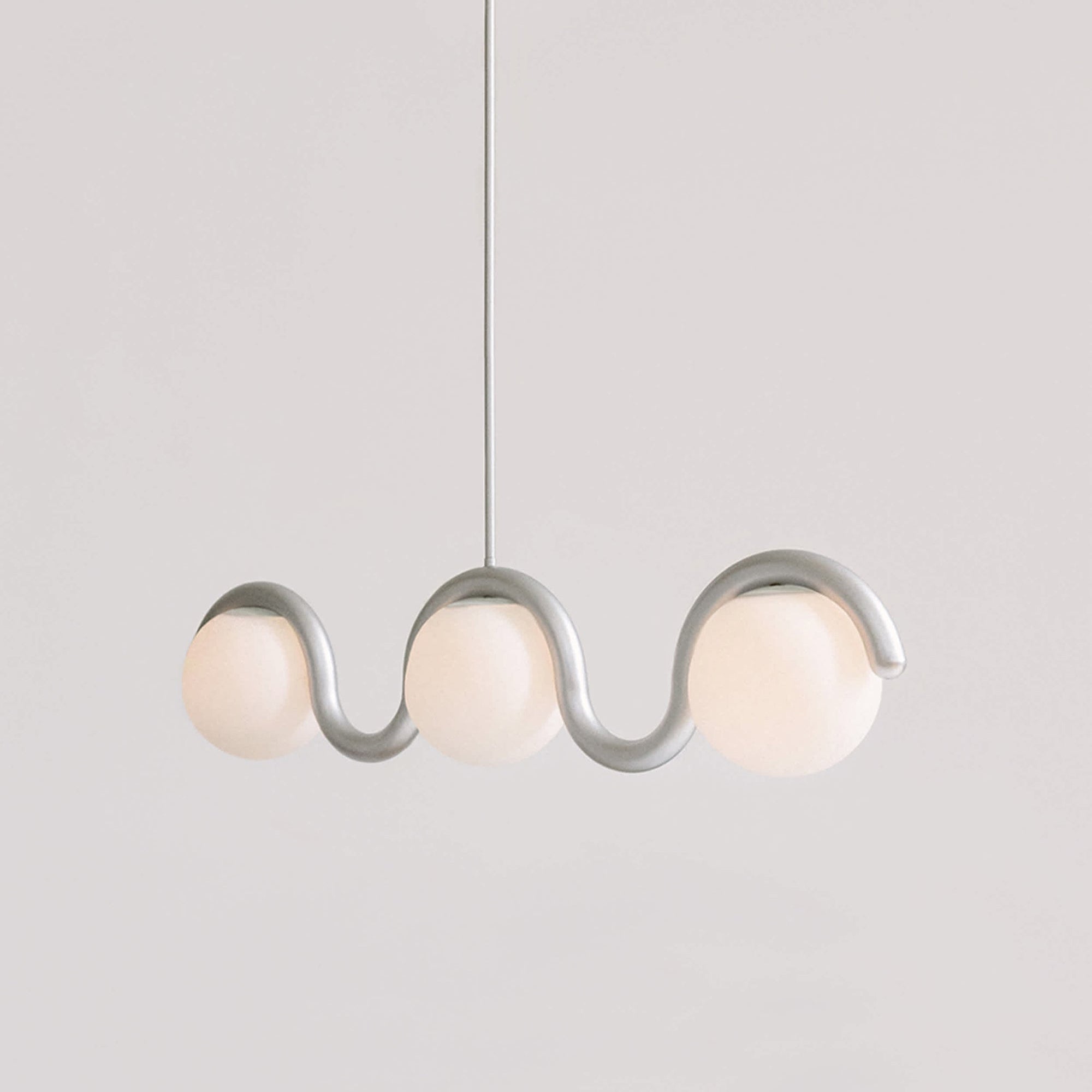 Uveta Linear Chandelier Red&Silver - product image 13