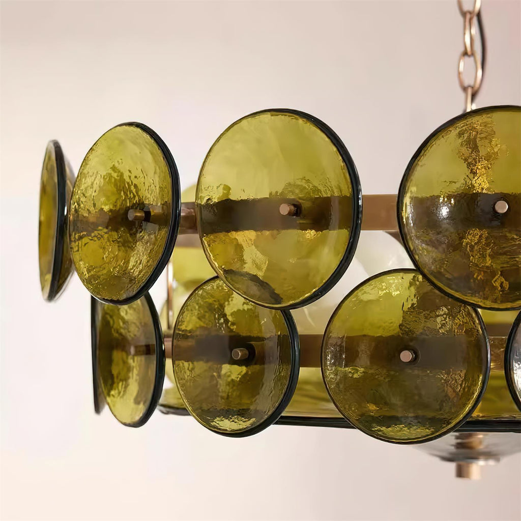 Ventilo Amber Glass Chandelier - product image 7
