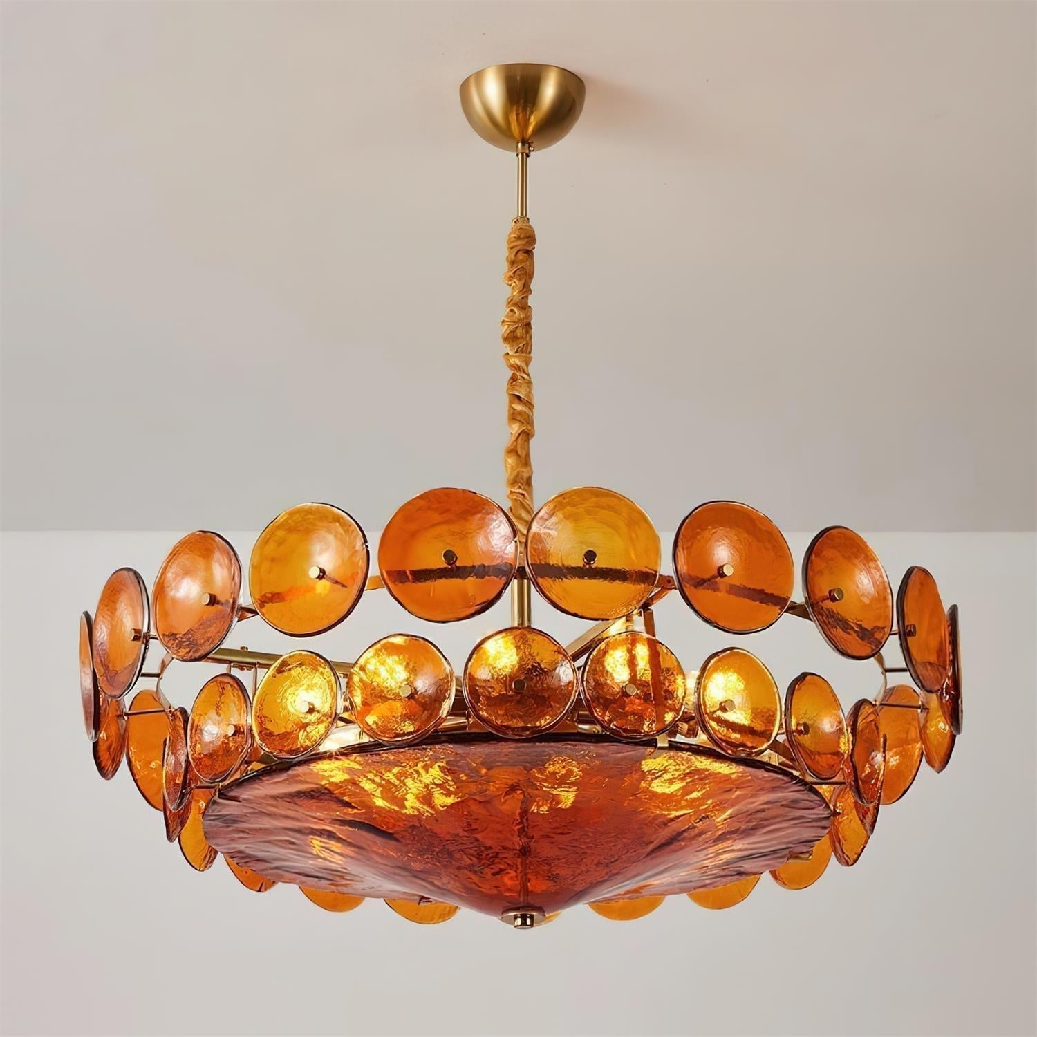 Ventilo Amber Glass Chandelier - product image 19