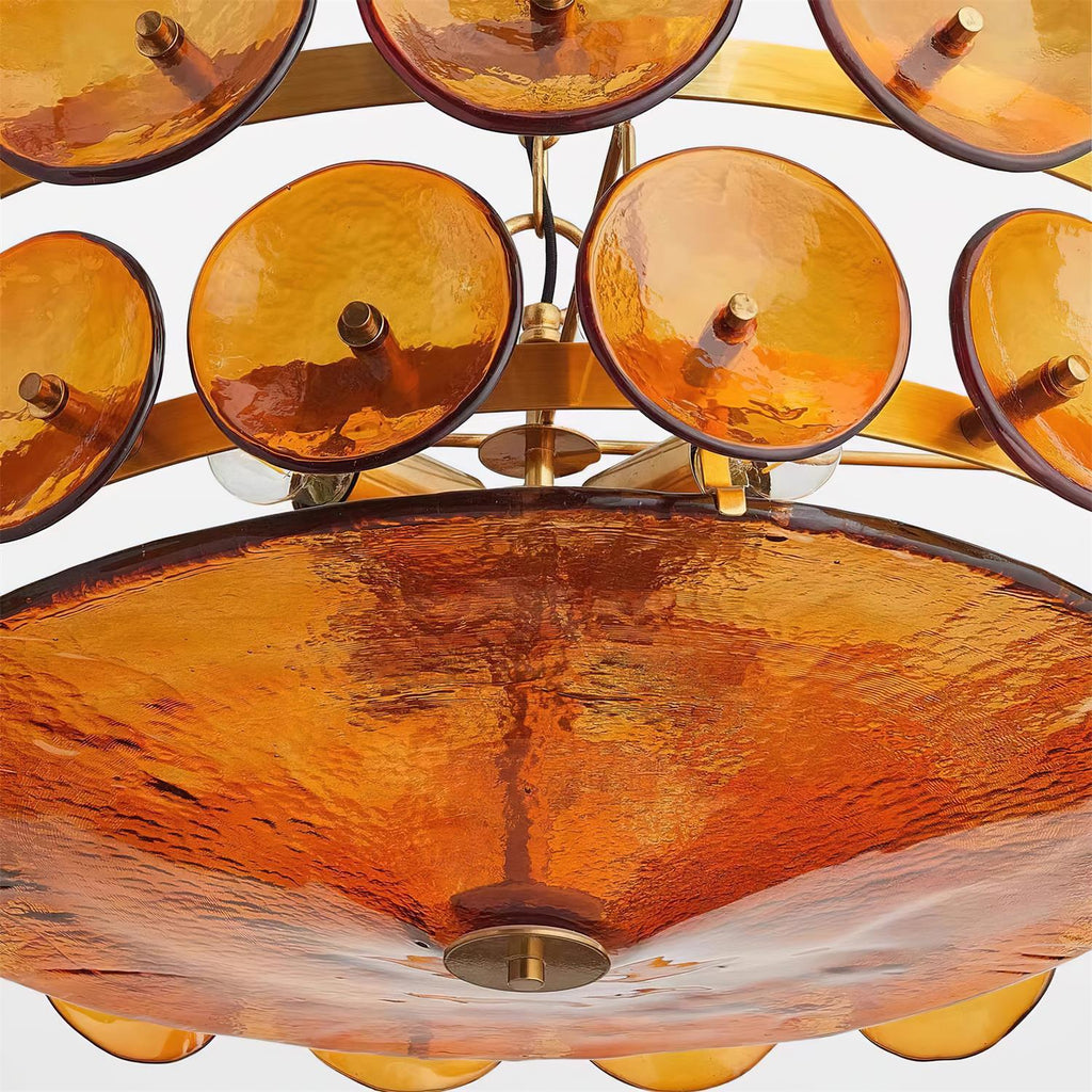 Ventilo Amber Glass Chandelier - product image 18