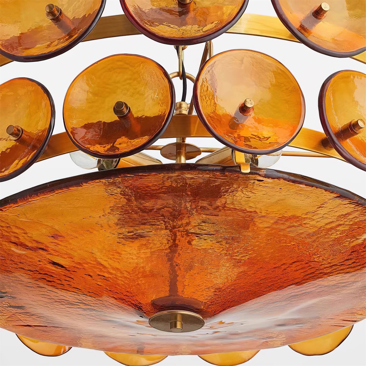 Ventilo Amber Glass Chandelier - product image 18