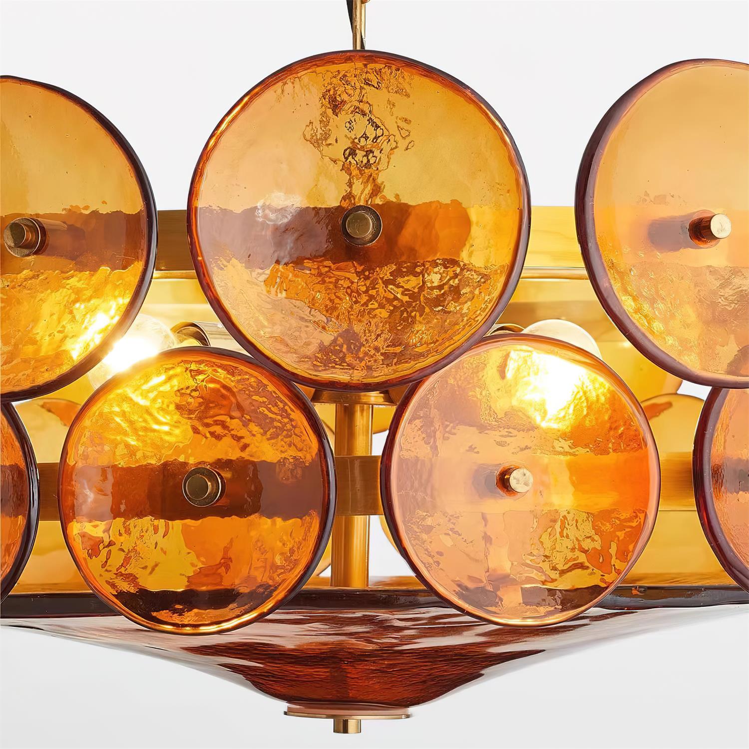 Ventilo Amber Glass Chandelier - product image 17
