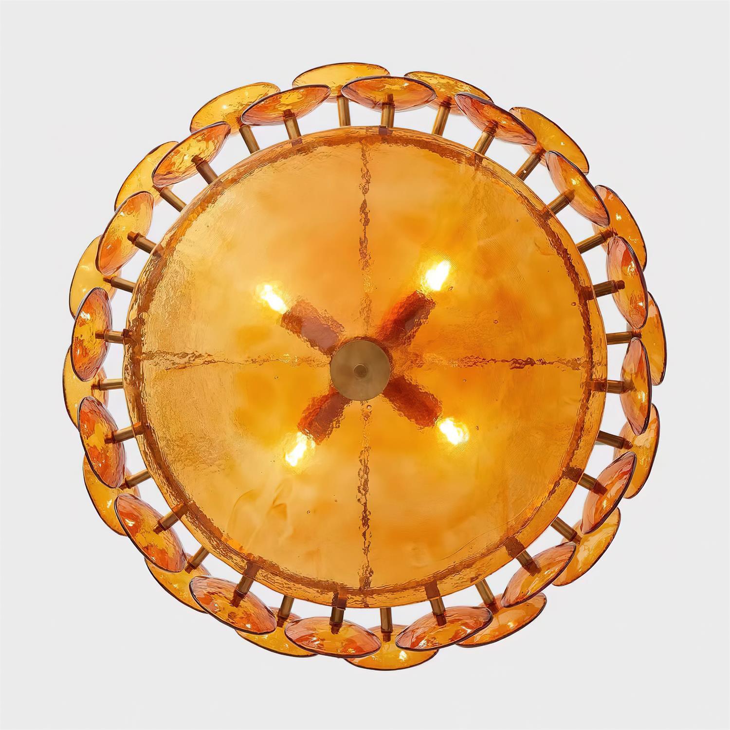 Ventilo Amber Glass Chandelier - product image 5