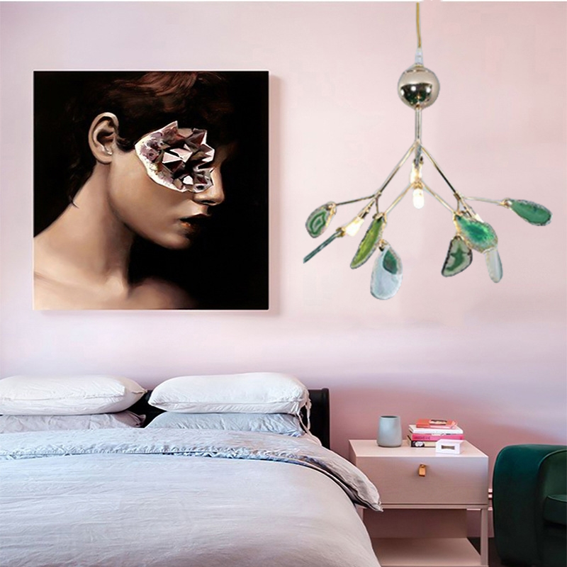 Aria Agate Creative Colourful Chandelier Bedroom/Living Room - product image 10