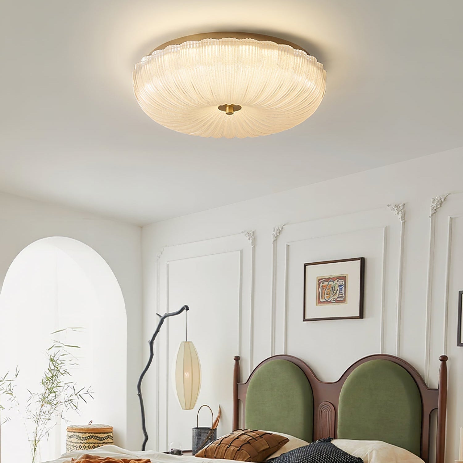 Halo Ceiling Light Ripple Glass - product image 7
