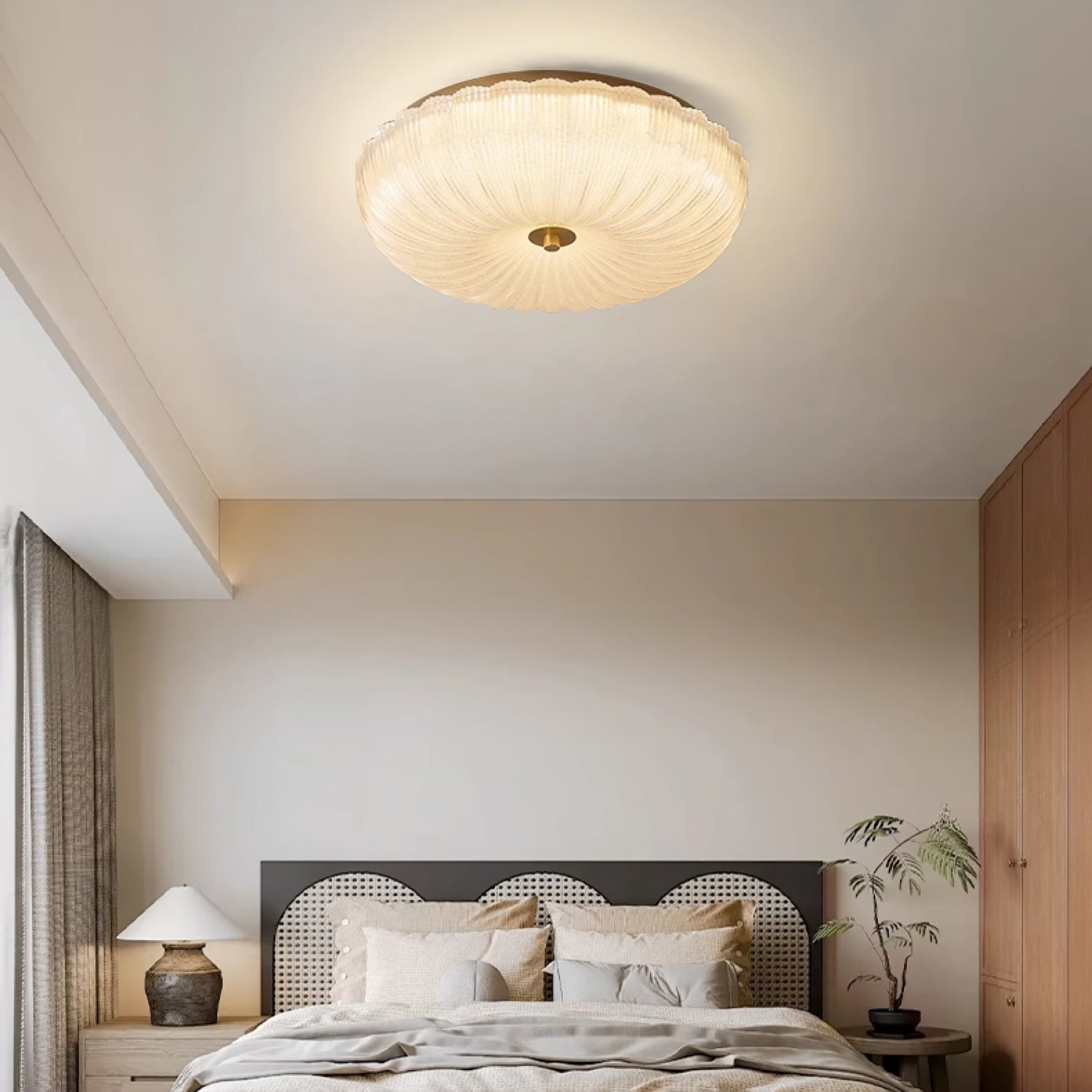 Halo Ceiling Light Ripple Glass - product image 2