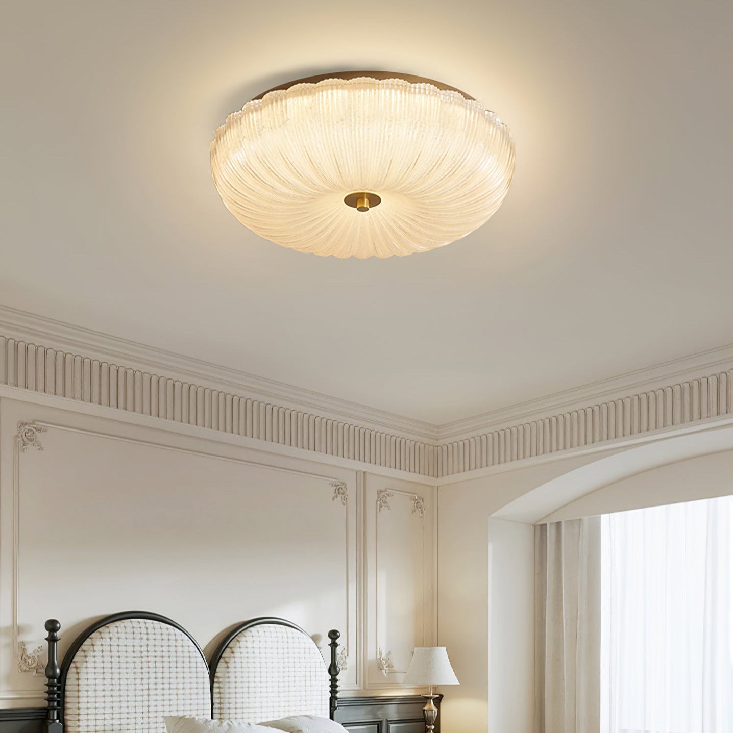 Halo Ceiling Light Ripple Glass - product image 4