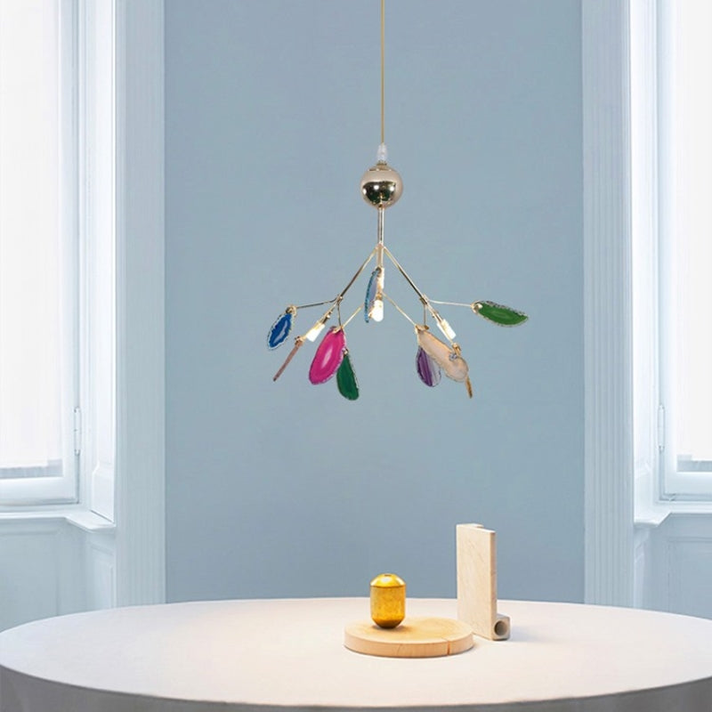 Aria Agate Creative Colourful Chandelier Bedroom/Living Room - product image 11