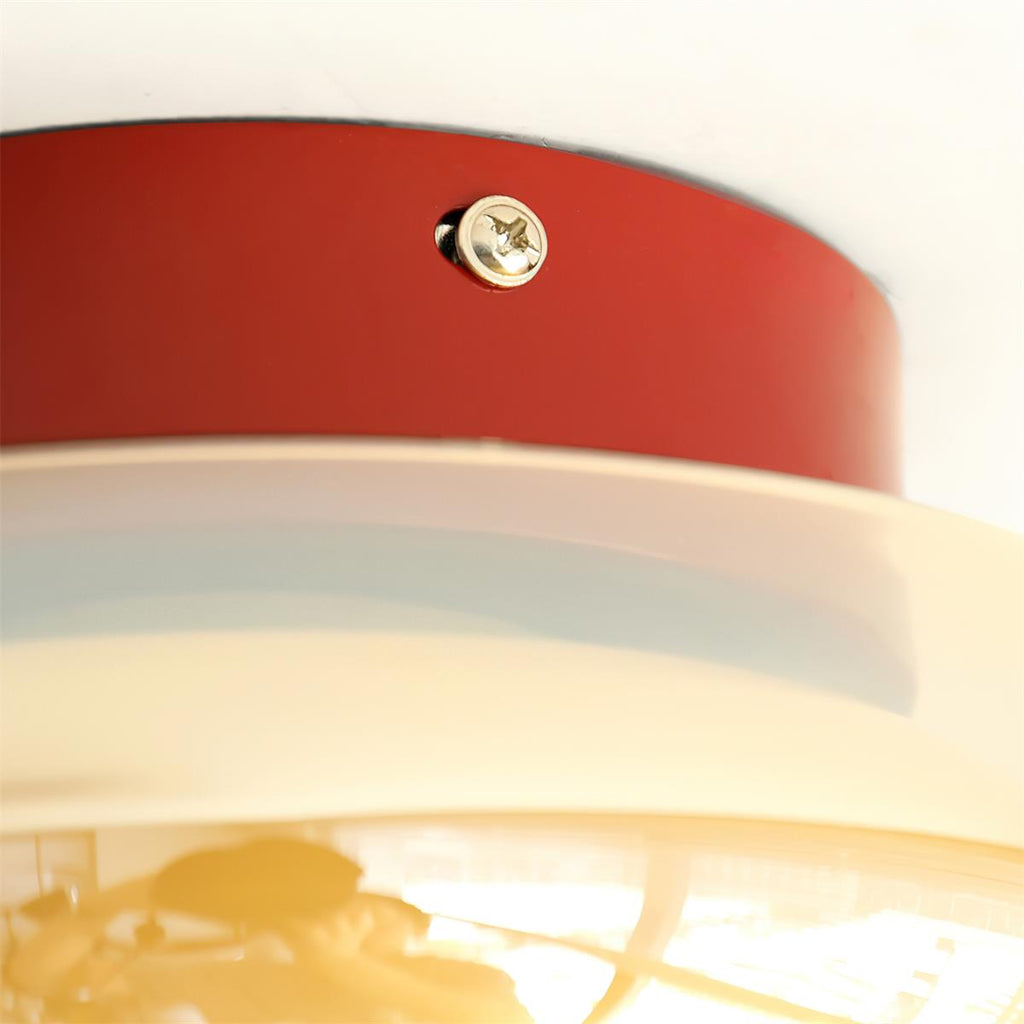 June Retro Glass Flush Mount Ceiling Light - product image 11