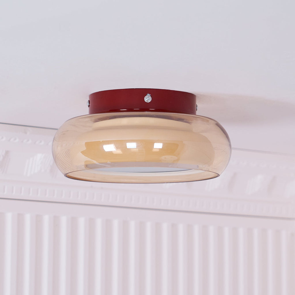 June Retro Glass Flush Mount Ceiling Light - product image 14
